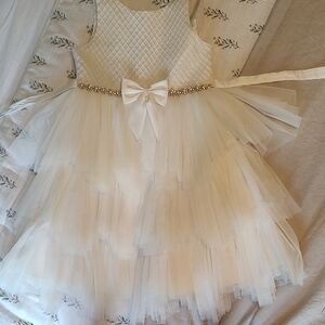 American Princess White Tulle Dress